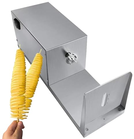 Beachtiful Spiral Potato Slicer,Potato Slicer,Stainless Steel Potato Spiral Slicer,Spiralizer,Curly fry Slicer, for Cucumber Carrot Onion Zucchini Spiral Vegetable Slicer
