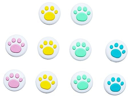 Angoily 10piezas De Silicona Unids Tapa De Agarre Para Pulgar Cubiertas Protectoras Para Joystick