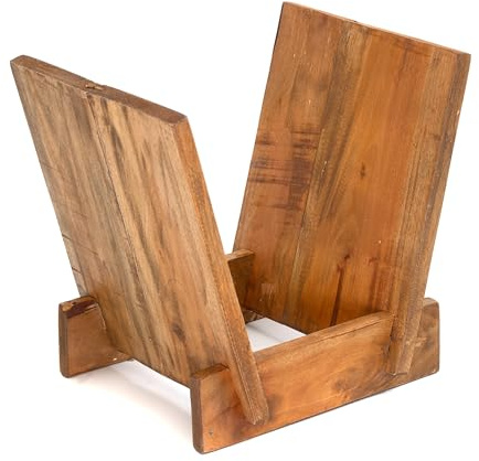CREEDWOOD SCHALLPLATTENSTÄNDER Pop | Massivholz, für 40 Vinylplatten | Holz Schallplattenständer, Aufbewahrung für LP´s, Ständer Vintage, Schallplattenhalter | Farbe: Natur