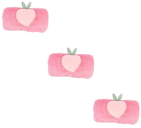 Supvox Handmuff Kinder 3st Handwärmer Mütze Merinowolle Fälschung Fell Handtuchklammern Kunstpelz Beheizbare Damenhandtasche Winterwarmer Muff Armwärmer Pp Baumwolle Rosa