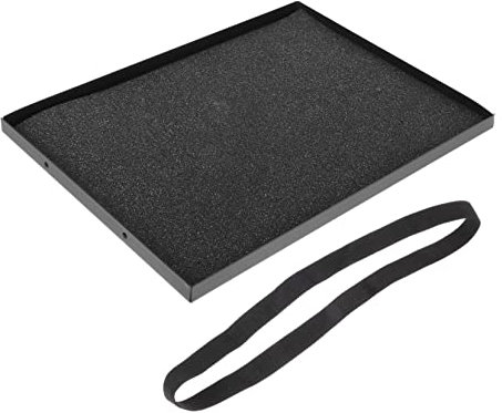 Tofficu Laptop Pallet Projector Shelf Tray 33x24cm for 1/4 to 3/8 Screws Compatible Tripod Mic Stand for Home Office and Presentation Use