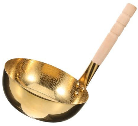 DINHEAROM Pentola Piccola Acciaio Inossidabile Con Manico Verticale Per Cucina Di Zuppe e Latte Compatibile Con Induzione Design Elegante e Facile Da Pulire