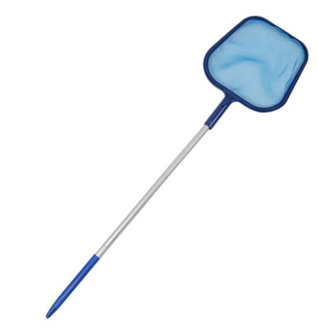 Pool Skimmer, Leaf Catcher With Long Telescopic Pole, Fine Mesh Net, Fast Cleaning, For Cleaning Surfaces Of Swimming Pools, Hot Tubs, Spas And Fountains