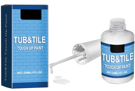 Mnozreo Bathtub and Tile Paint,Bath Resurfacing Repair Enamel Paint Kit,High-Gloss Tub & Tile Repair Paints,Tub and Tile Refinishing Kit