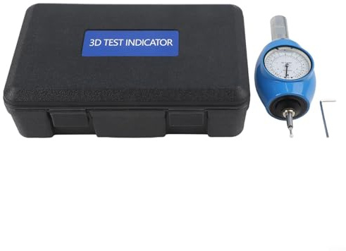 ComfyHarbor 3D Edge Finder, CNC Milling And EDM Machine Edge Measuring Instrument, With Aluminum Alloy Body, For Dial Graduation 0.01mm Radial/Axial Accuracy, Storage Box, For XYZ Detection