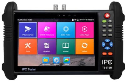 AURIGA - FULL VIDEO TESTER-7 CCTV-IP H265 9 IN 1 HDMI IN-OUT, 4K, AHD CVI TVI - DIPROGRESS DPFVT709