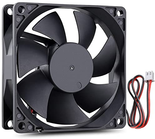 GDSTIME 80mm x 20mm Fan, 80mm 24V DC Brushless Cooling Fan 2-Pin