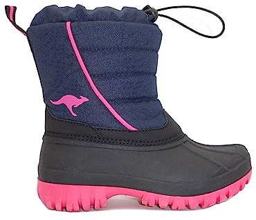 KangaROOS Mädchen K-ben Schneestiefel, Blau, 37 EU