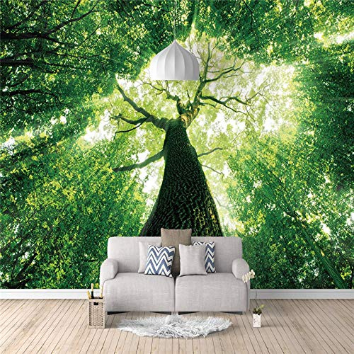 Fotomurales Bosque psicodélico 300X200cm Decoración de Pared decorativos Murales moderna de Papel Pintado Sala Living Oficina Dormitorio