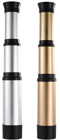 NUOBESTY Pirate Monocular Telescope, Handheld Collapsible Zoomable Telescope Kids Spyglass for Travel Camping Bird Watching Hunting Hiking Travelling