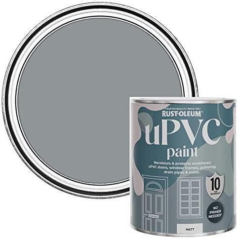 Rust-Oleum Grey uPVC Door and Window Paint in Matt Finish - Anthracite 750ml