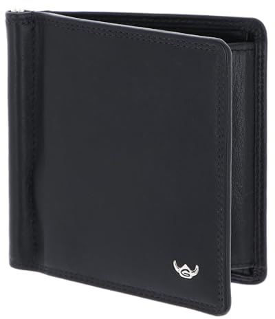 Golden Head Leder Geldbörse Geldklammer Polo RFID Protect Clip-Scheintasche 1959 Schwarz