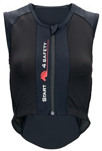 Start EffectFlex Rückenprotektor Reiten – Sicherheitsweste für Pferdesport, Wirbelsäulenschutz und Schutzkleidung, Optimaler Komfort und Flexibilität, Sicherheitsausrüstung für Jeden Reiter - XL