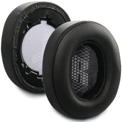 Live 500 BT Ear Pads Replacement Protein Leather Ear Cushions Compatible with JBL Live 500BT Wireless Over-Ear Headphones Earpads Soft and Noise Isolation Memory Foam Earmuffs