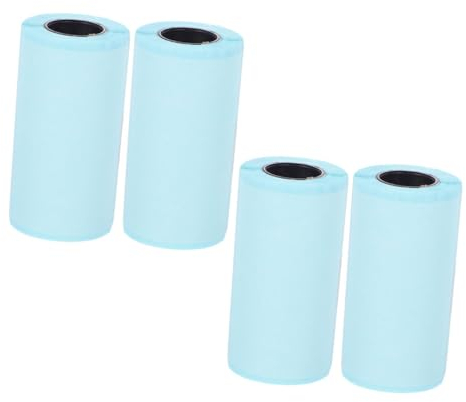 4 Rollen Thermodrucker Etiketten Selbstklebend Leer