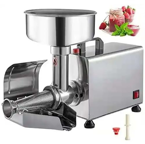 Macchina per Coltura di Pomodoro Elettrico da 370 W, Macchina per fresatura a Pomodoro a Pomodoro di Pomodoro in Acciaio Inossidabile, spremiagrumi di Salsa di Fragole, Macchina da pressa Alimentare