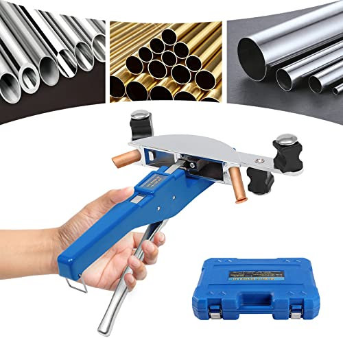 Biegewerkzeug Rohrbieger-Set, Rohrbieger, Biegezange Bremsleitung, Rohrbiegemaschine, Handrohrbieger Satz, 6-22mm, Rohrbiegegerät bis 90° + Rohrschneider