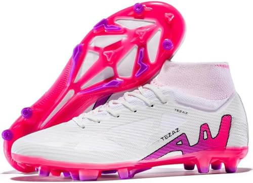 Kmrlofiy Botas de Fútbol Hombre Zapatillas De Fútbol Profesionales Spike Aire Libre Zapatos de Fútbol Atletismo Training Calzado de Fútbol Hombre Niños