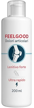 FeelGood Crema Natural Calmante Dolores Articulares y Musculares 200ml | Con Arcilla, Con Árnica, Con Caléndula, Alivio Inmediato y Prolongado, Textura Ligera