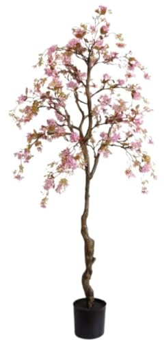 DONGGANSHI Fake Plants Artificial Plant Artificial Begonia Tree Faux Plastic Plant For Indoor Outdoor Home Office Decor Artificial Plants Indoor Outdoors (Color : A, Size : 160cm)