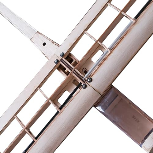 ZJchao Glider Planes For Kids, Starter Set with Balsa Wood Airplane Model Plane Kit Rubber Band Plane For Adults & Children 8+