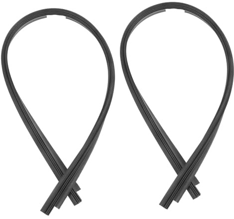 Alipis 2pcs Dovetail Wiper Strips Windshield Window Wiper Blade Refills Plastic Car Strips