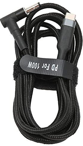 KIMISS 100W PD USB to Cable - JORINDO Type C to Cable 5A Portable Lightweight Convenient 4.0x1.7mm - Electronics/Computers & Accessories/Computer Accessories & Peripherals/ & (JD0610-2 (2 meters))