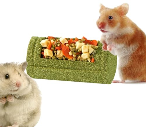 Generico Giocattoli Da Masticare Per Criceti,Per Cibo Per Piccoli Animali,Giocattoli Naturali per Cincillà - Per Rosicchiare Criceto Chinchilla Gioco In Gabbia Arricchimento Noia