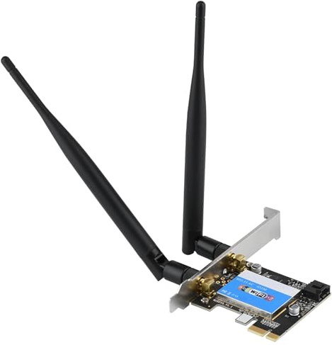 Tarjeta WiFi PCIE Tarjeta de Red inalámbrica 2,4g 5G de Doble Banda 433Mbps Adaptadores WiFi Bluetooth 4.0 PCI Express para Juegos y transmisión de PC de Escritorio