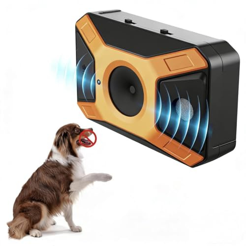 COODAY Anti Bell Gerät Hunde,Ultraschall Hundeabwehr,Fit All Breeds & Size Dogs,Antibell Ultraschall Gerät,3 Einstellbare Frequenz Automatisches Anti Bellen Gerät,Sicher Hundebellen Stoppen