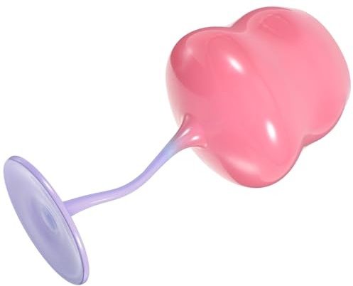 TOKIDNY Calice da Vino Rosso in Vetro Rosa Design a Forma di Rosa, Bicchiere da Cocktail Riutilizzabile Leggero, Tazza Creativa per Feste, Bar, Ristoranti e Occasioni Speciali