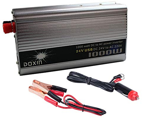 BoomBoost Portatile USB 1000W Adattatore Power Inverter Auto DC 24V AC 220V convertitore del Caricatore