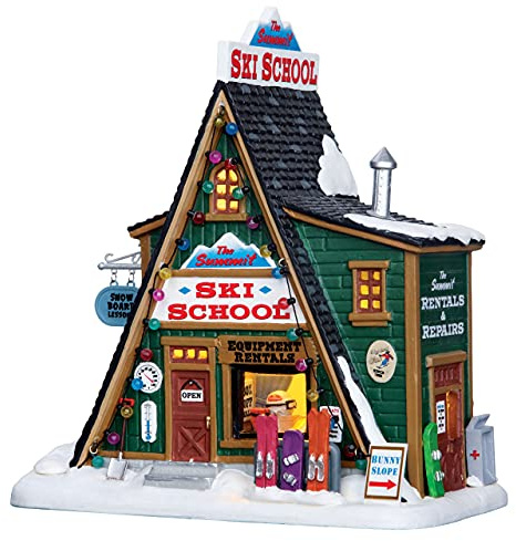 Lemax - The Summit Ski School, B/O LED