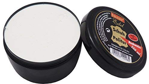 2x 250ml tecur Edel Schuh Politur Deckweiss, Schuhcreme, Schuhpolitur, Schuhcremé