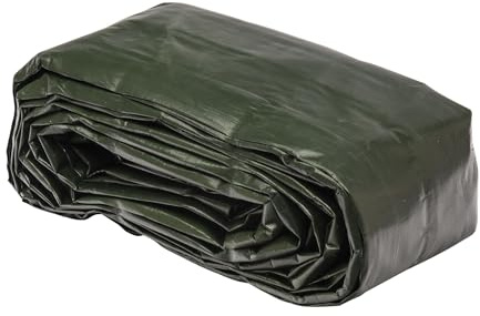 WERKA PRO Bâche Multifonctions Noire et Verte 240 g/m2 10 x 15 m