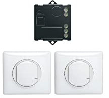 Legrand 067777 Prêt-à-poser Céliane Créer un Va-et-vient avec 2 Commandes sans Fil, 1 Micromodule, Blanc