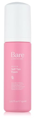 Bare by Vogue - Mittlerer Bräunungsschaum - Für alle Hauttypen geeignet - Selbstbräuner für Gesicht & Körper - Langanhaltende Fake Tan - 150ML