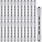 WILLBOND 60 Tiges de Permanente de Cheveux Longs en Plastique Tiges de Vague Froide Rouleau de Curling de Cheveux Outils de Coiffure (Gris, 0,59 Pouce)