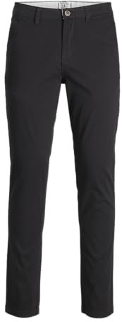 JACK & JONES Homme Jjimarco Jjdave AKM Black Noos Pantalons, Noir, 32W / 30L EU