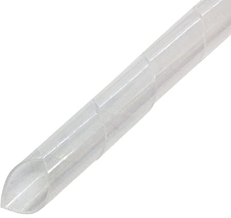Lumonic Spiralkabelschlauch transparent 20m I 24mm Spiralband für Kabel mit 20-130mm Durchmesser I Flexibler Kabelschlauch-Schutz für Private & industrielle Zwecke