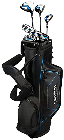 Forgan F200 Golf Clubs Set with Bag, Graphite/Steel, Mens Right Hand