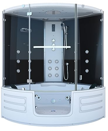 AcquaVapore Dampfdusche Whirlpool Dusche Duschkabine K70-SW-TH 150x150cm OHNE Zusatzoptionen