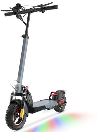 Patinete Electrico Adultos 11/10'', 48V 18Ah/15Ah de la Batería y Motor Potente 1200.W, Patinete Electrico Plegable, Autonomía hasta 40-45KM, Velocidad Máx 25KM/H, Carga Máxima 150KG