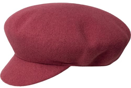 Kangol Wool Big Apple cap Basco, Rosso Ribes, XL Unisex-Adulto