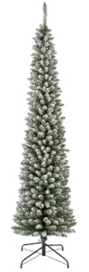 Gloupie Albero di Natale Innevato Cervinia 180Cm, Diametro 50Cm | Apertura Ad Ombrello, Ingnifugo, 12 Anni Di Garanzia