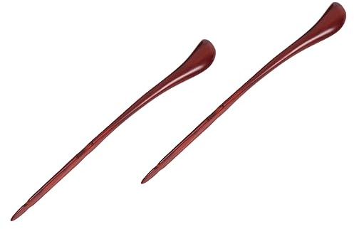 Premium Hackbrettschlägel aus Rosenholz, mit Eimer | Professionelle Übungshämmer, Braun, für Hackbrettteile, 2 Stück-pack, Praktisches Zubehör