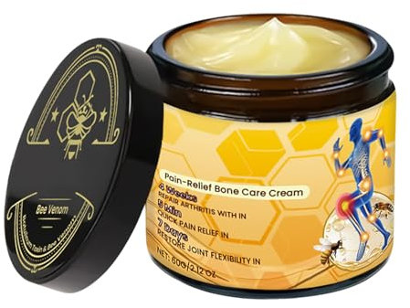 Crema Per La Cura Delle Ossa,Crema Per Crampi Muscolari 60g - Azione Rapida Lenitiva, Soluzione Di Supporto Per La Salute, Accessori Per La Cura Del Corpo Adulti Unisex Con Effetto Rilassante