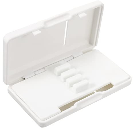 UPKOCH Oboe Case Slot Tragbare Aufbewahrungsbox Für Oboenrohre Kompakter Schilfhalter Lösung Für Sichere Lagerung Von Oboe-reeds Weißes Design Langlebig Und Leicht Zu Transportieren