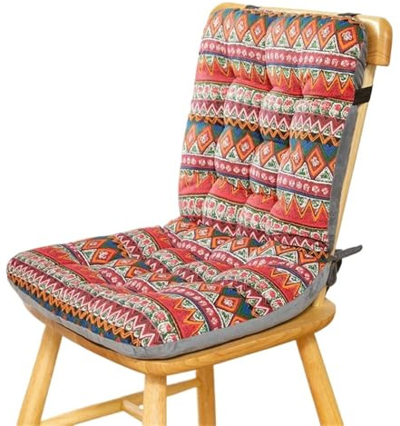 USOHJZ Deckchair Cushion Seater Chair Mat Reclining Chair Outdoor Supply Office Chair Seat Cotton Backrest Pillow Balcony Outdoor Cushions For Chairs(Red)