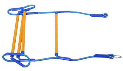 TXLEAPEY Fire Escape Ladder Rope Strong Climbing Hanging for Window Balcony Railings